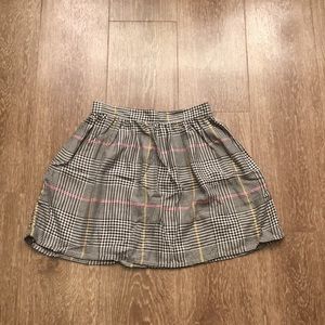 Plaid skirt
